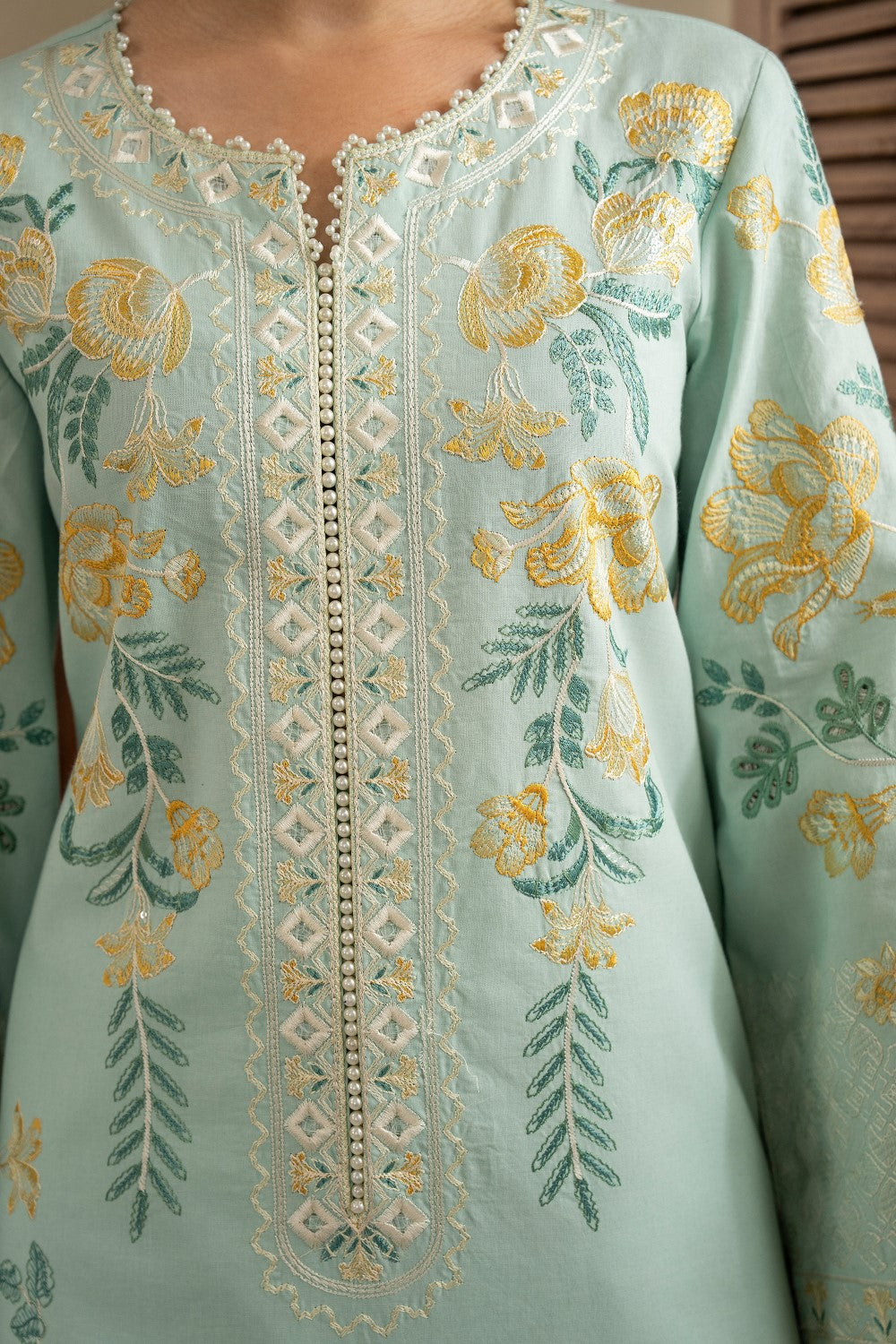 Maryum N Maria | Luxury Lawn 25 | ALAIA - MS50122 - by - Libasekhas UK - Registered Vendor of : Maryum N Maria - 100% Original Designer Dresss