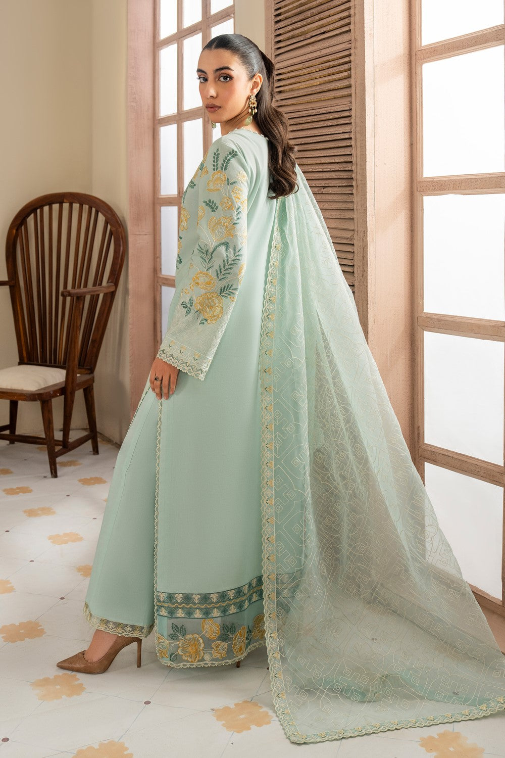 Maryum N Maria | Luxury Lawn 25 | ALAIA - MS50122 - by - Libasekhas UK - Registered Vendor of : Maryum N Maria - 100% Original Designer Dresss