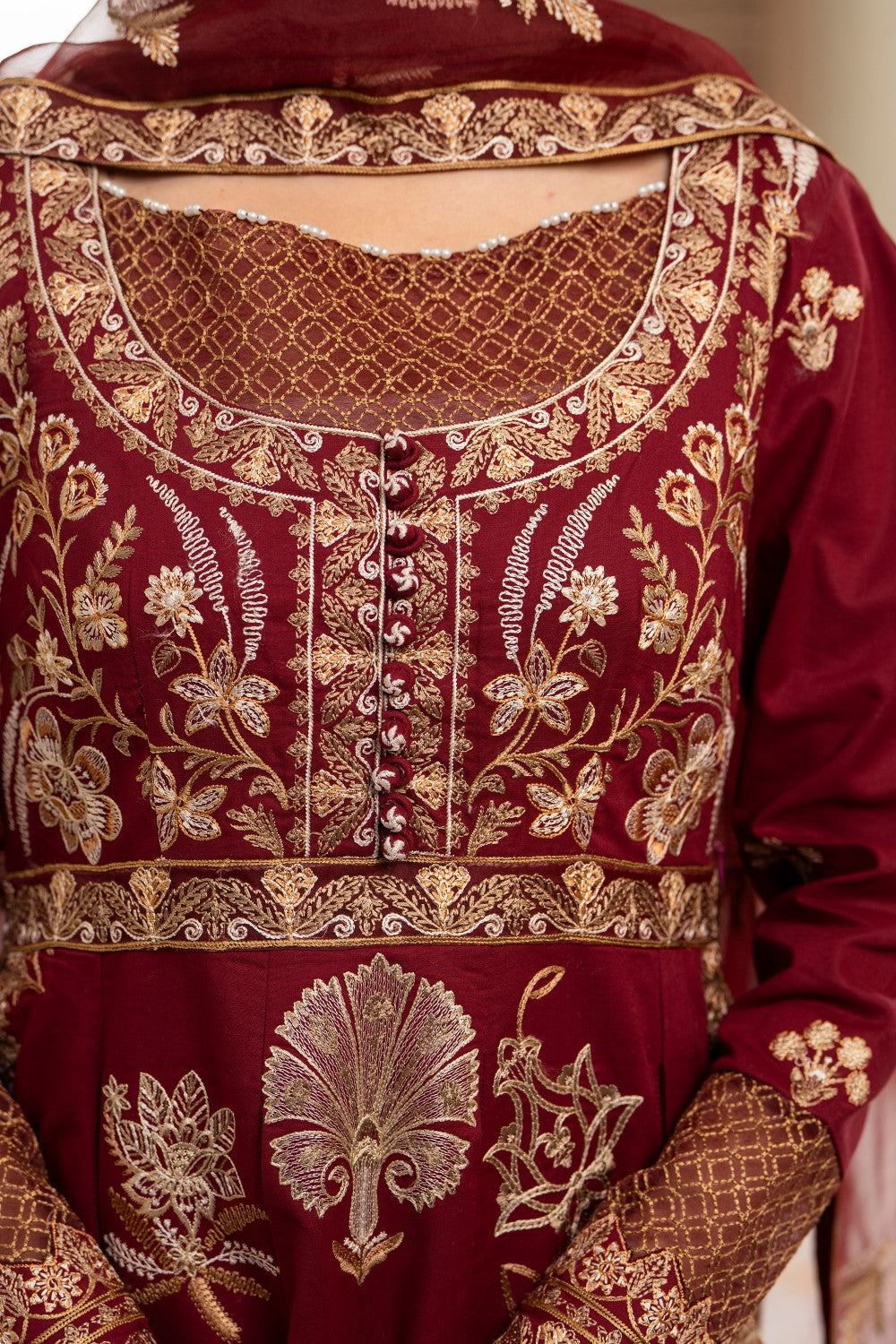 Maryum N Maria | Luxury Lawn 25 | ALAA - MS50125 - by - Libasekhas UK - Registered Vendor of : Maryum N Maria - 100% Original Designer Dresss