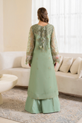 Iznik | Chinnon Chiffon | CC-41 Embroidered Net - by - Libasekhas UK - Registered Vendor of : Iznik - 100% Original Designer Dresss