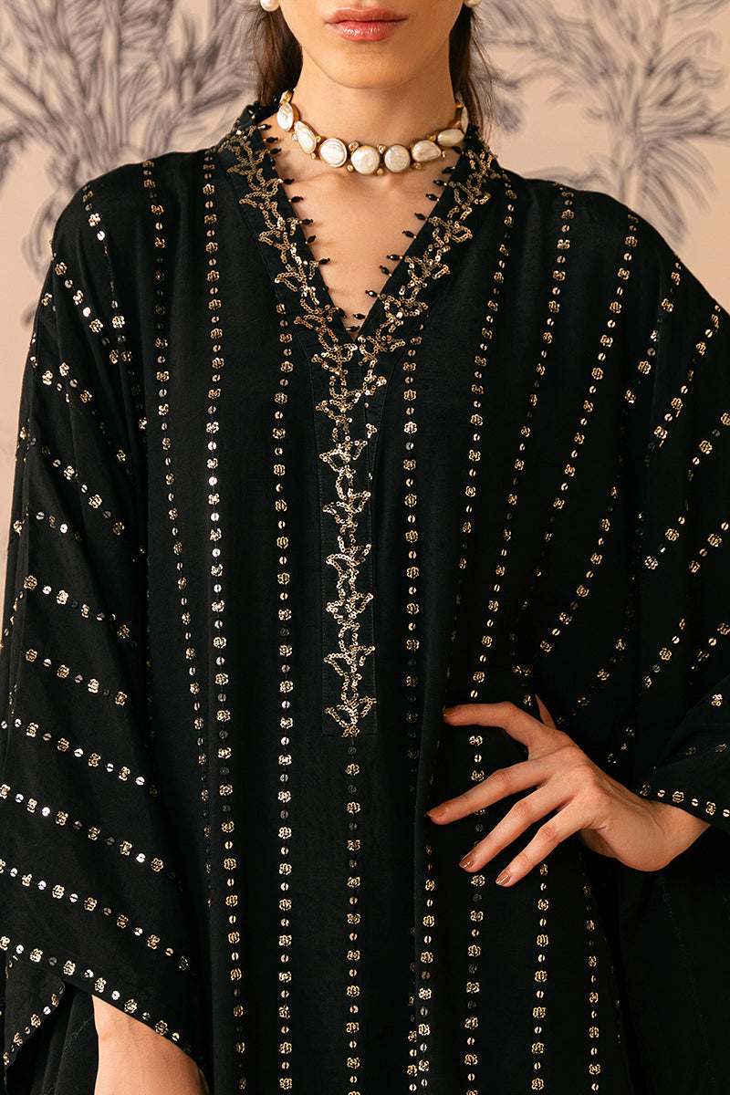 Cross Stitch | Luxe Atelier 24 | MYSTIC RAVEN - by - Libasekhas UK - Registered Vendor of : Cross Stitch - 100% Original Designer Dresss