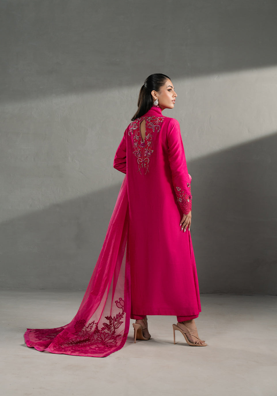 Zarqash | Silk Edit | ZQS 007 EVA - by - Libasekhas UK - Registered Vendor of : Zarqash - 100% Original Designer Dresss