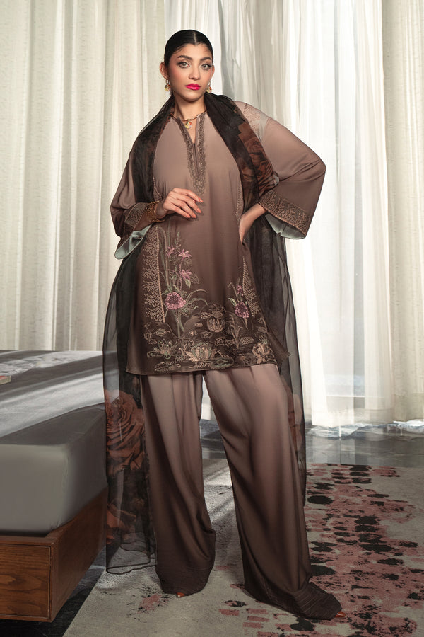 Erum Khan | Eid Edit 25 | Mocha Muse - by - Libasekhas UK - Registered Vendor of : Erum Khan - 100% Original Designer Dresss
