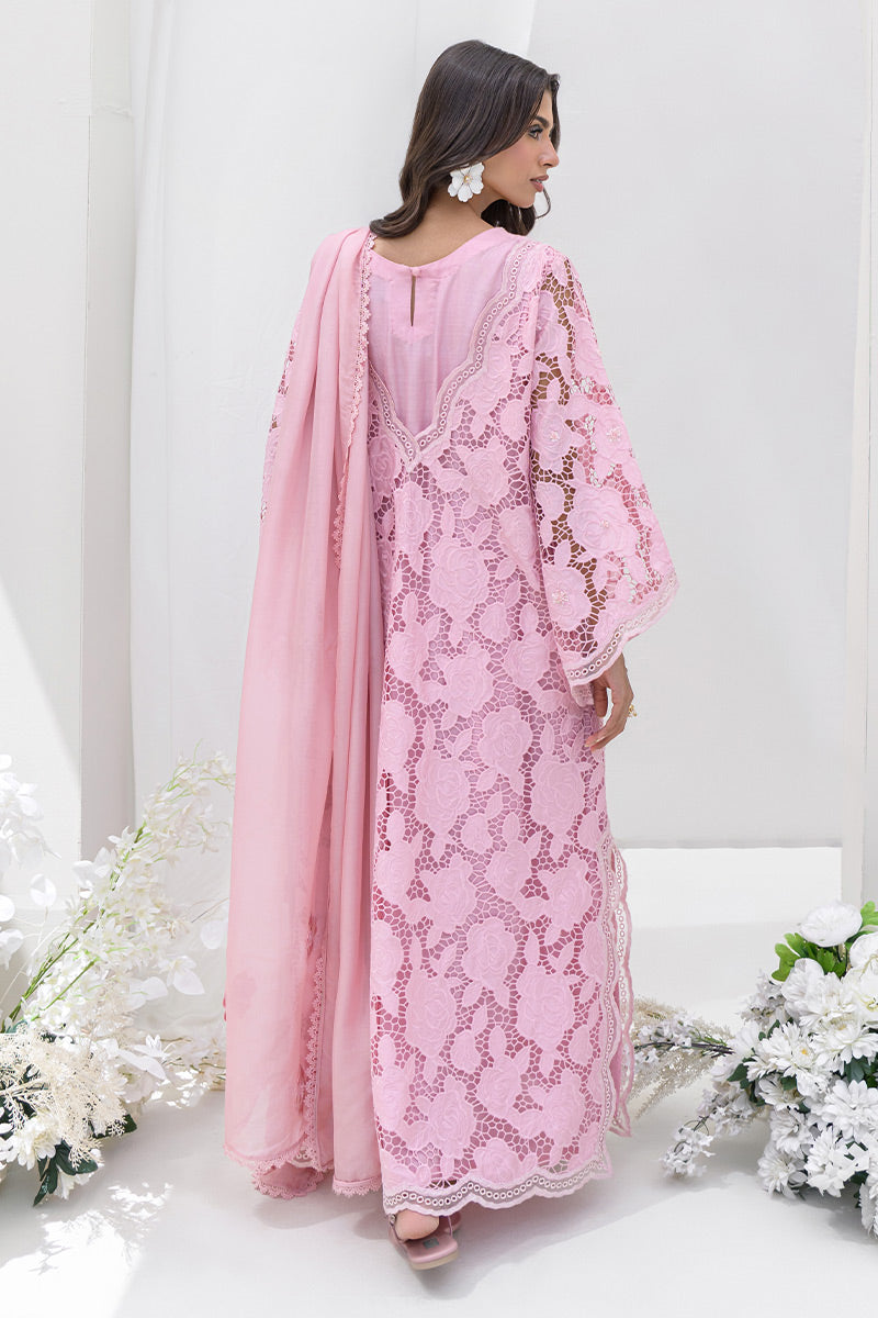 Chic Ophicial |  Aarzu Luxe Pret | Frosted Rose - by Libasekhas UK - Registered Vendor of : Chic Ophicial - 100% Original Designer Dress