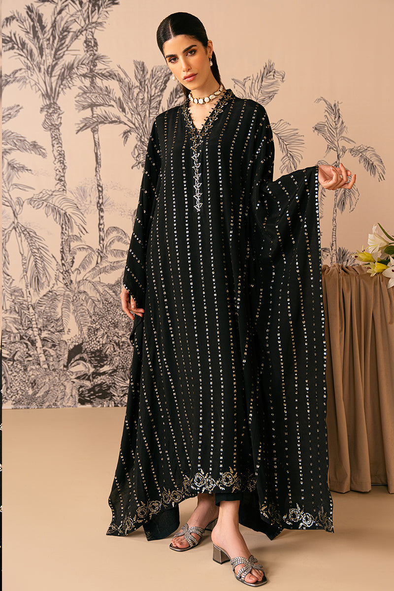 Cross Stitch | Luxe Atelier 24 | MYSTIC RAVEN - by - Libasekhas UK - Registered Vendor of : Cross Stitch - 100% Original Designer Dresss