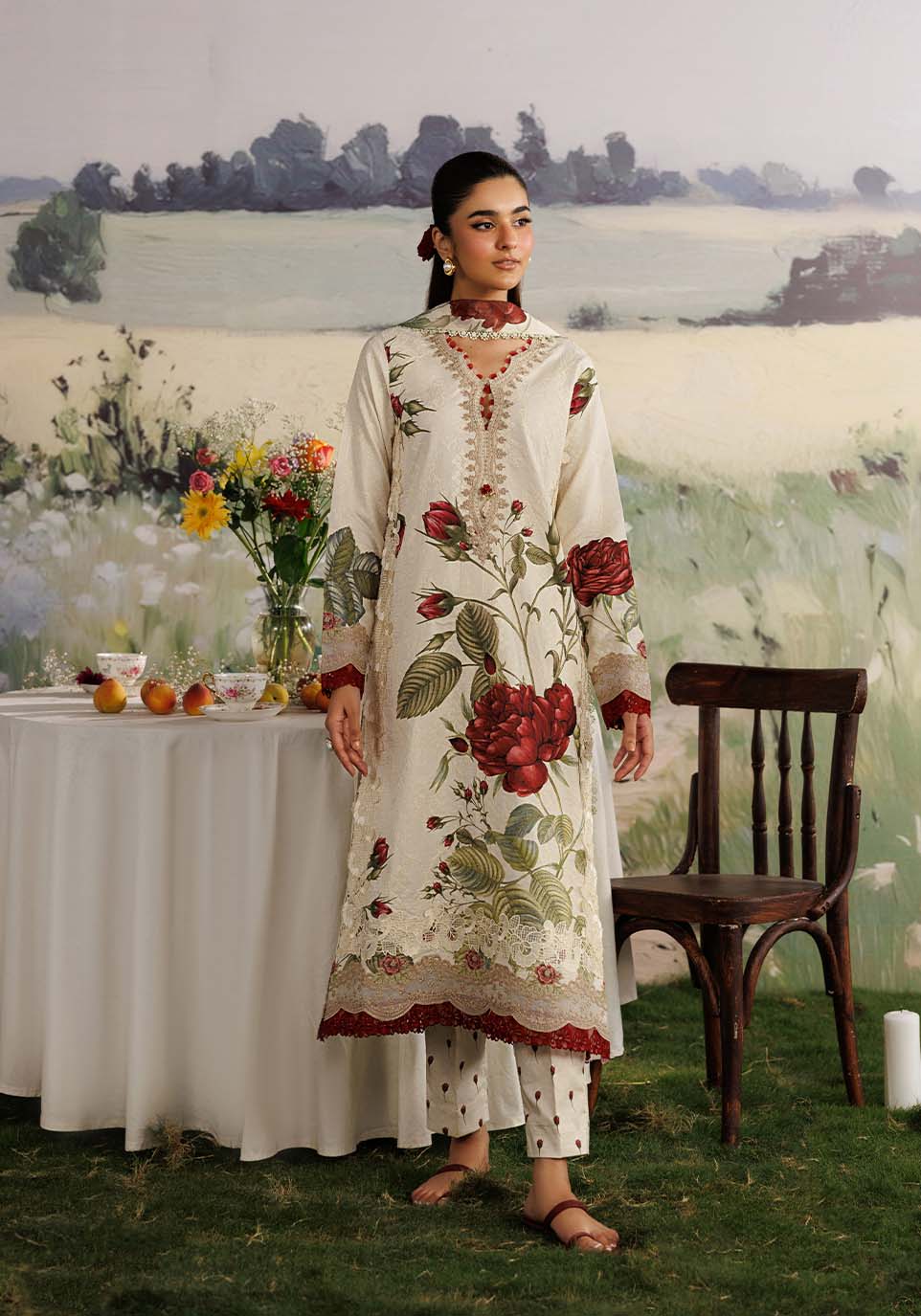 Zarqash | RimJhim The Moonsoon Edit 26 |BAHAR ZQ002 - by Libasekhas UK - Registered Vendor of : Zarqash - 100% Original Designer Dress