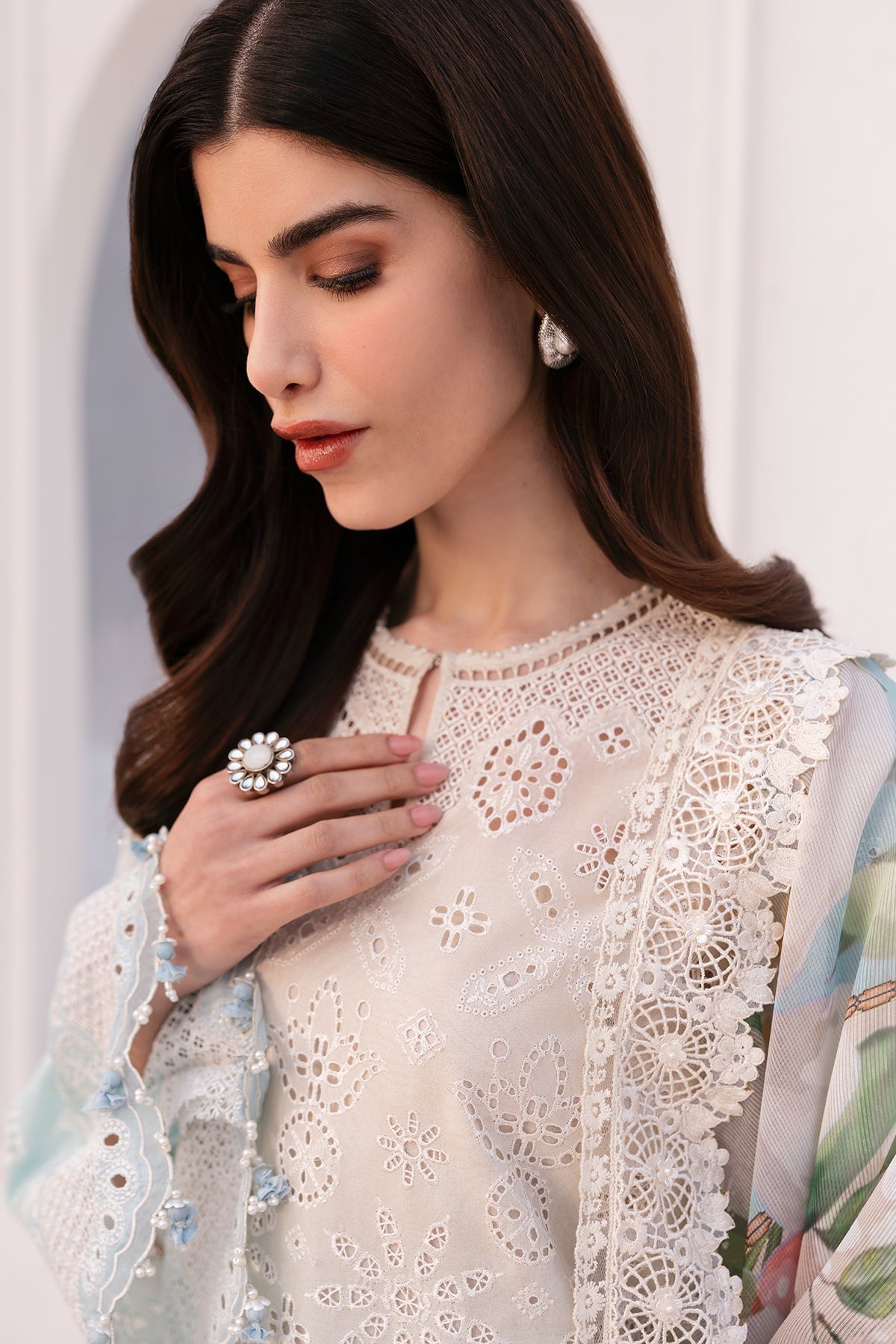 Baroque | Eid Printique | EMBROIDERED PRINTED LAWN UF-4185 - by - Libasekhas UK - Registered Vendor of : Baroque - 100% Original Designer Dresss