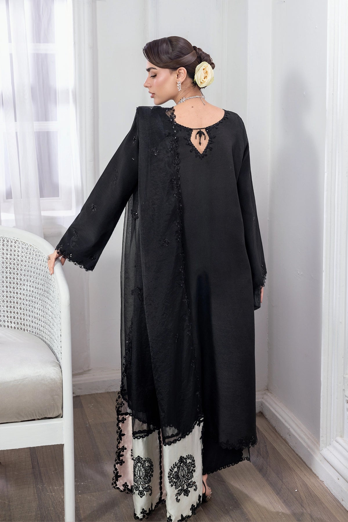 Rangrasiya | Lumeire Silk | Eclipse - by Libasekhas UK - Registered Vendor of : Rangrasiya - 100% Original Designer Dress