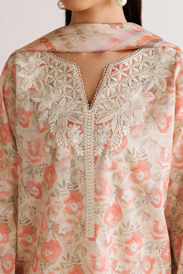 Baroque | Luxury Summer Pret | UF-4495 - by Libasekhas UK - Registered Vendor of : Baroque - 100% Original Designer Dress