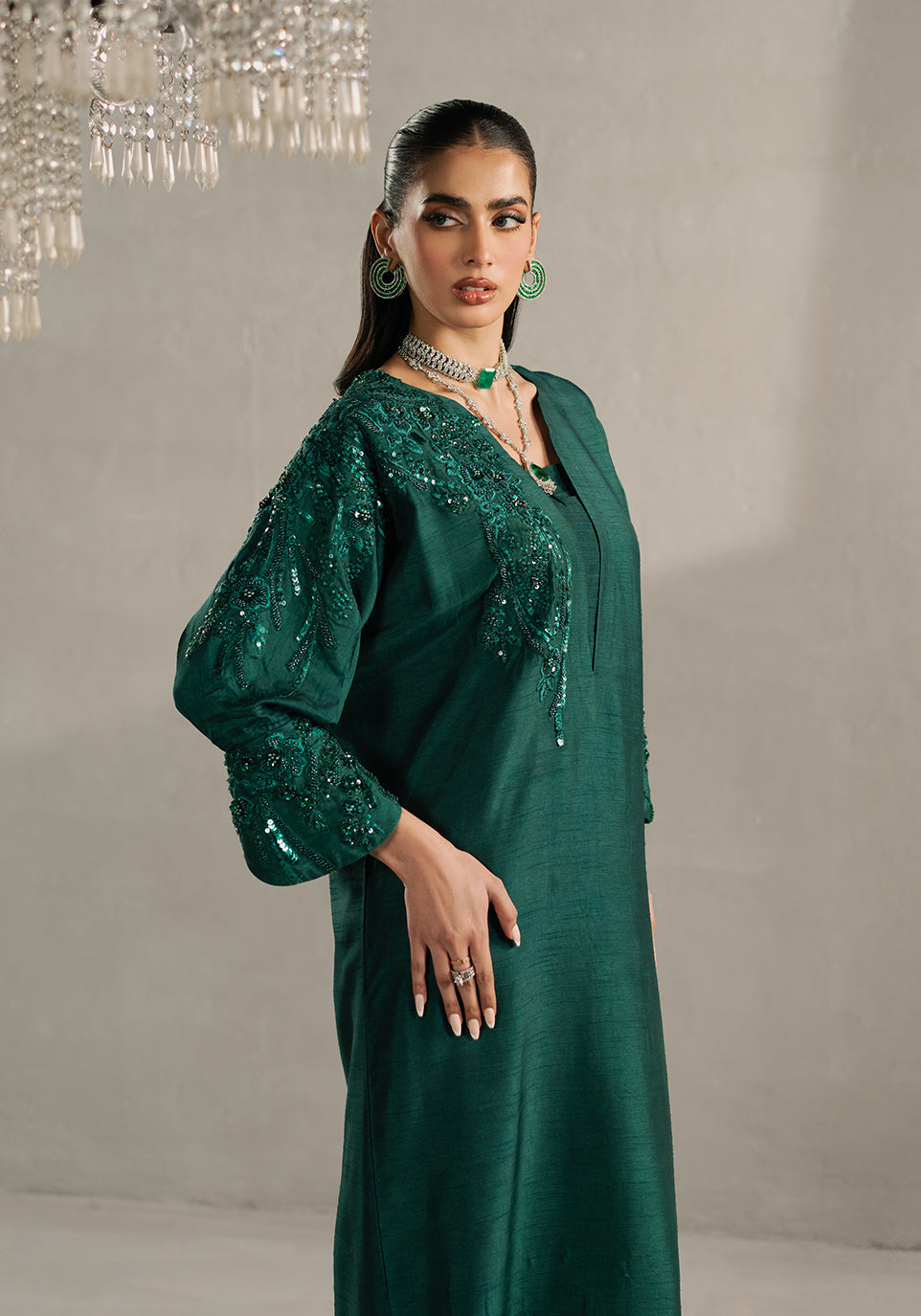 Zarqash | Silk Edit | ZQS 009 IZEL - by - Libasekhas UK - Registered Vendor of : Zarqash - 100% Original Designer Dresss