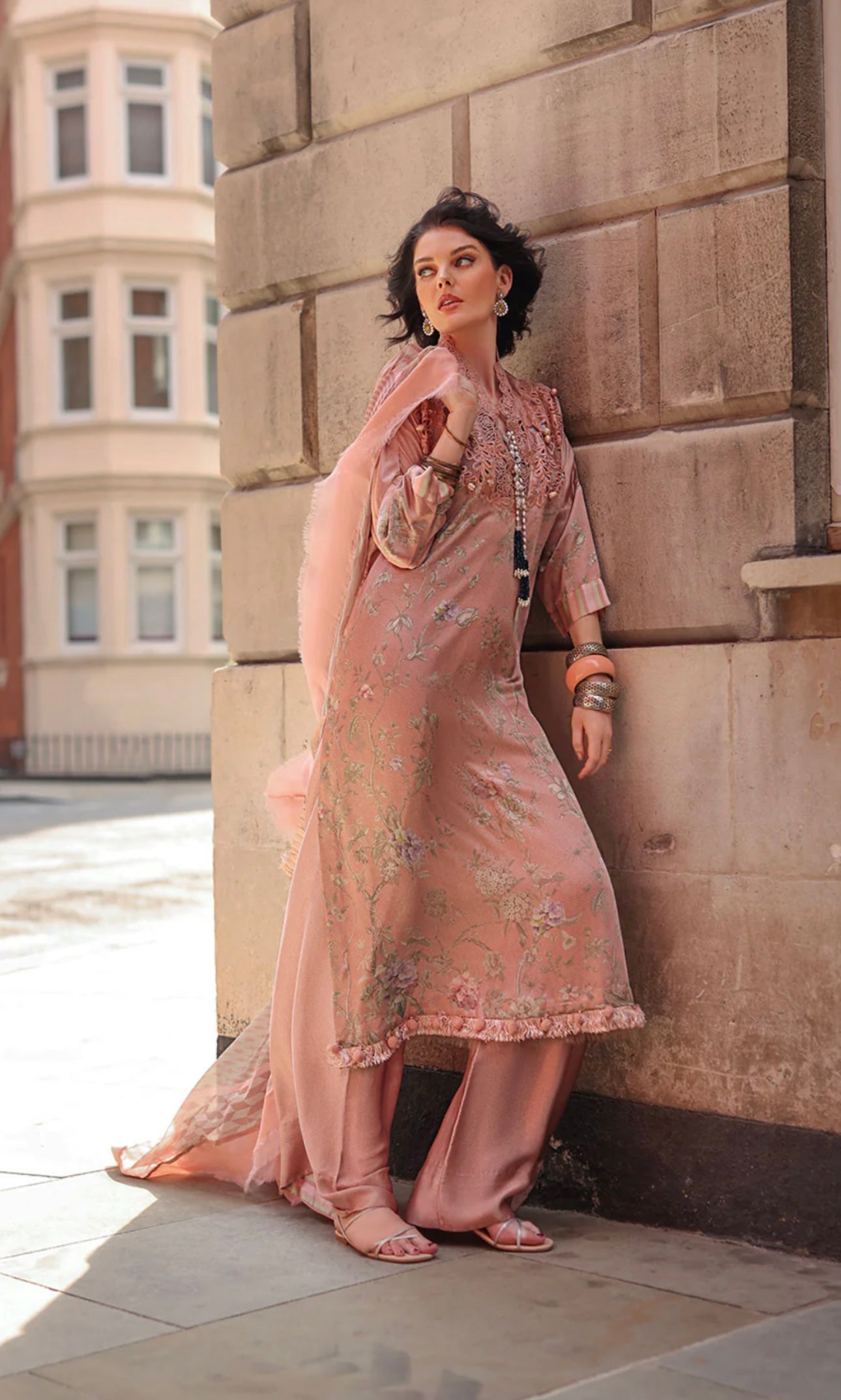 DESIGN 04 SILK UNSTITCHED COLLECTION 2023 - by - Libasekhas UK - Registered Vendor of : Libasekhas - 100% Original Designer Dresss
