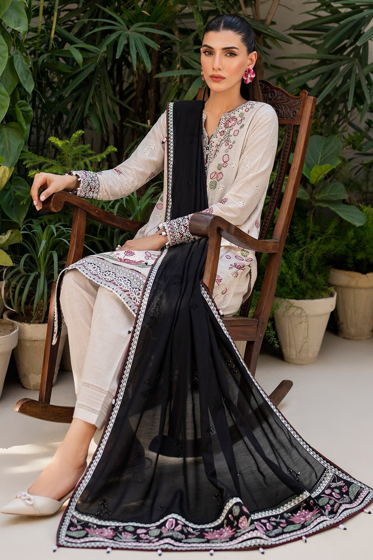 Jazmin | Irish Lawn SS 24 | D8 - by - Libasekhas UK - Registered Vendor of : Jazmin - 100% Original Designer Dresss