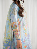 Gulaal | Aira Printed Silk | Misty - by Libasekhas UK - Registered Vendor of : Gulaal - 100% Original Designer Dress