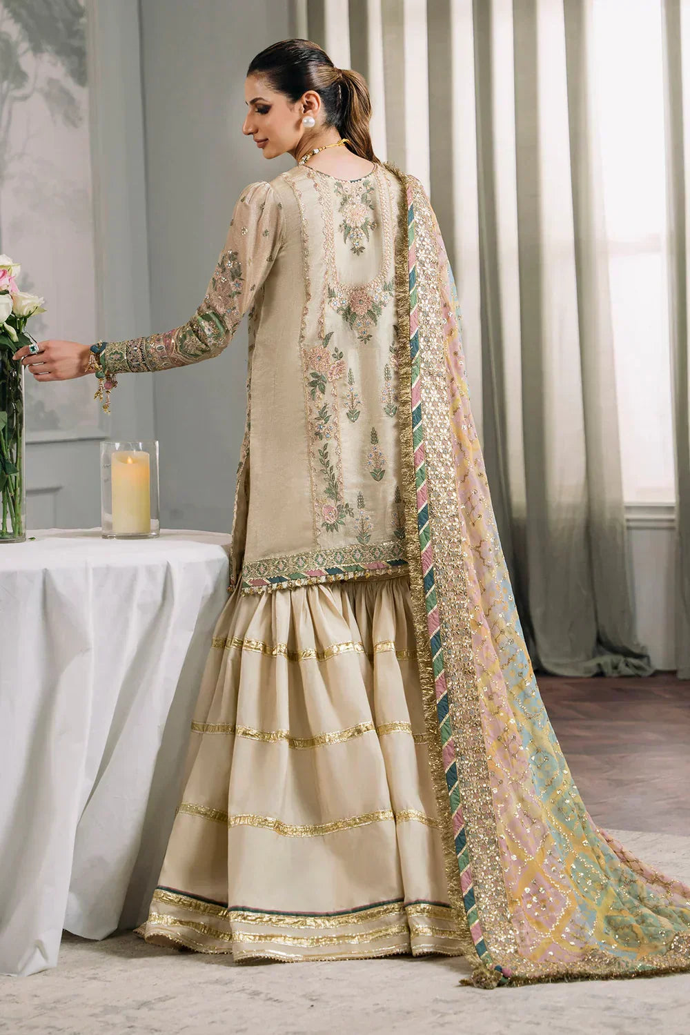 Baroque | Chantelle Embroidered Collection | CH12-04 - by - Libasekhas UK - Registered Vendor of : Baroque - 100% Original Designer Dresss
