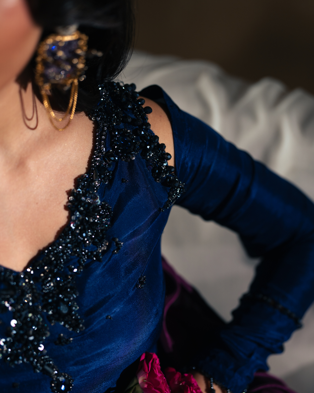Vasal | Zyra Luxe Pret 26 | Sapphire drift - by Libasekhas UK - Registered Vendor of : Vasal - 100% Original Designer Dress