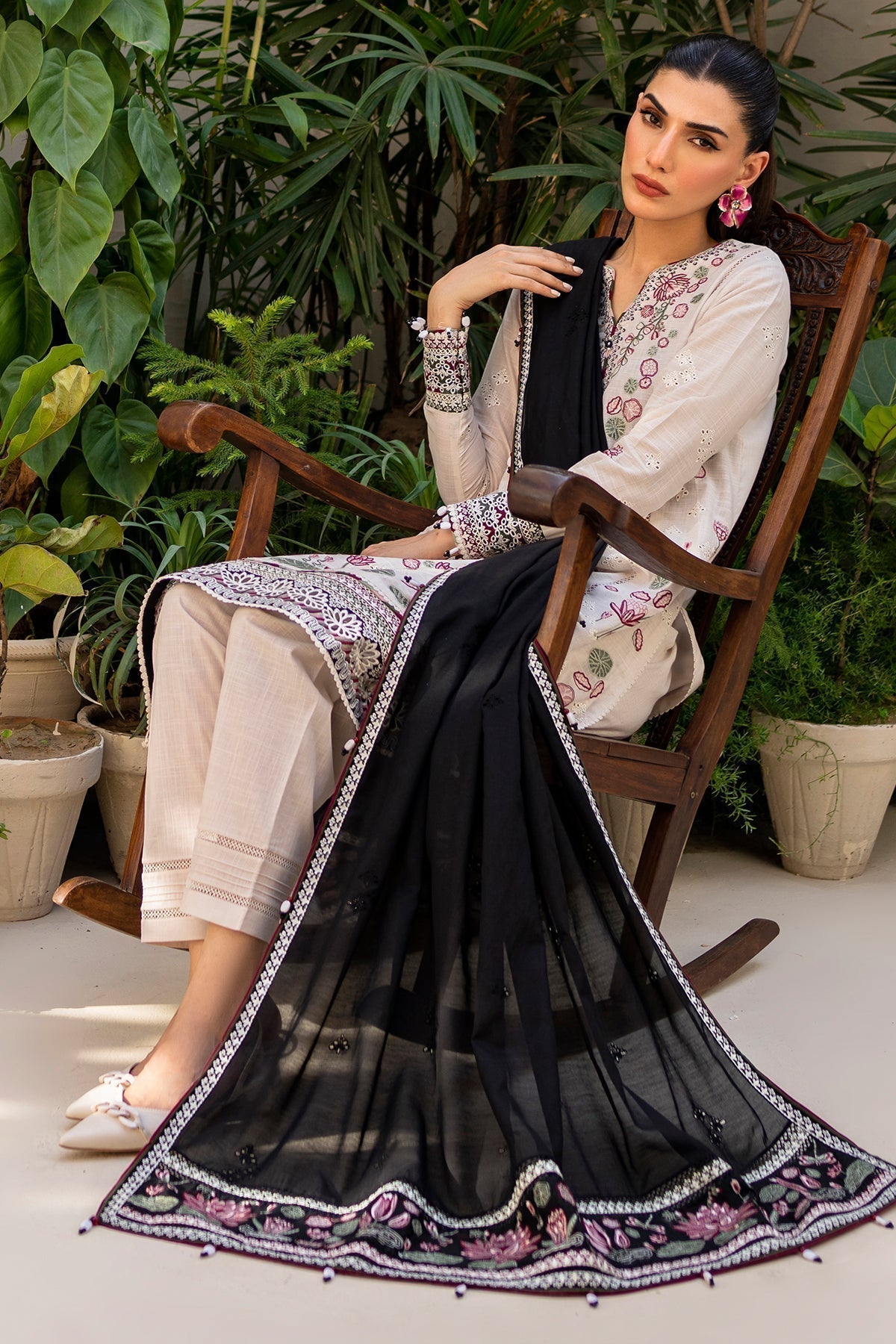 Jazmin | Irish Lawn SS 24 | D8 - by - Libasekhas UK - Registered Vendor of : Jazmin - 100% Original Designer Dresss