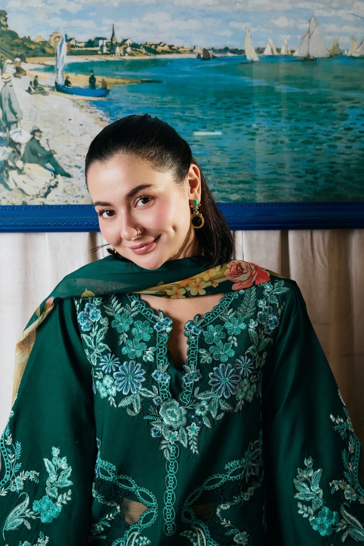 Maryam Hussain | Luxury Lawn 26 Vol 2 | Maheer - by Libasekhas UK - Registered Vendor of : Maryam Hussain - 100% Original Designer Dress