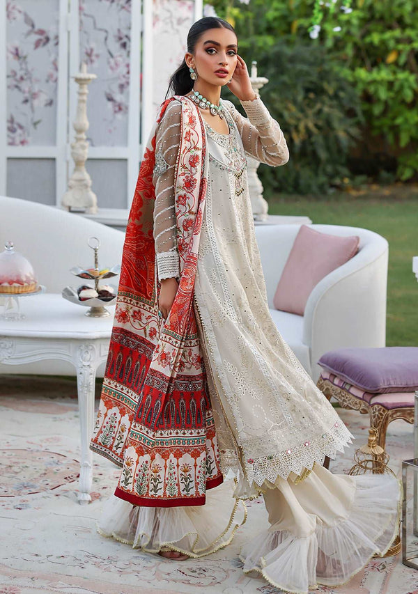Layla Chatoor | Luxury Pret | Ivory Kaamdani - by Libasekhas UK - Registered Vendor of : Layla Chatoor - 100% Original Designer Dress