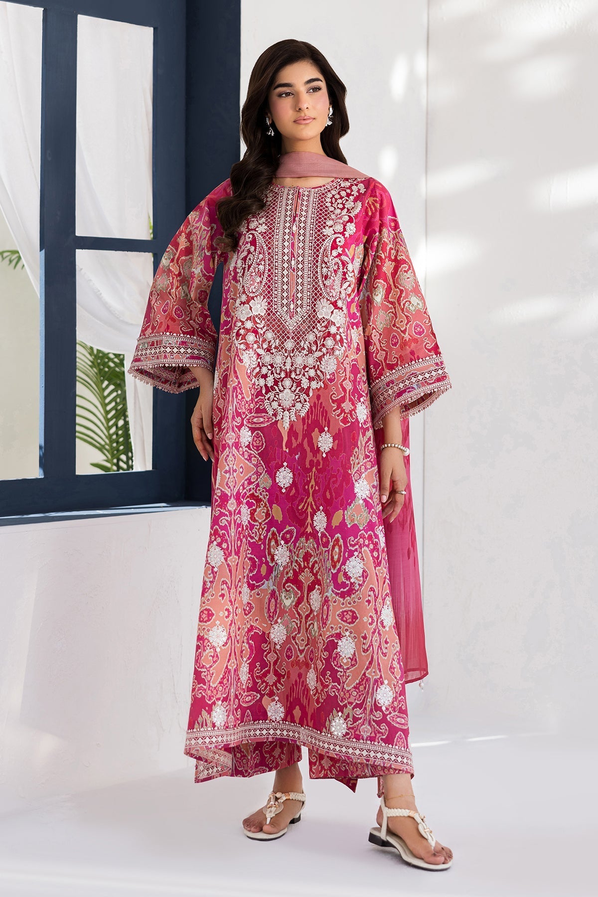 Baroque | Luxury Summer Pret | UF-4452 - by Libasekhas UK - Registered Vendor of : Baroque - 100% Original Designer Dress