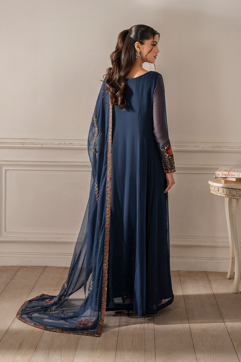 Iznik I Festive Formal I UE-412 Embroidered Chiffon - by Libasekhas UK - Registered Vendor of : Iznik - 100% Original Designer Dress