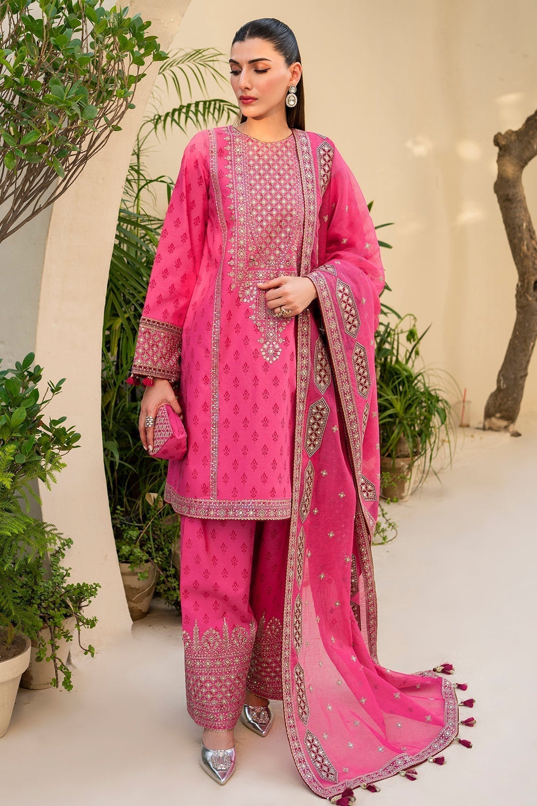 Jazmin | Irish Lawn SS 24 | D3 - by - Libasekhas UK - Registered Vendor of : Jazmin - 100% Original Designer Dresss