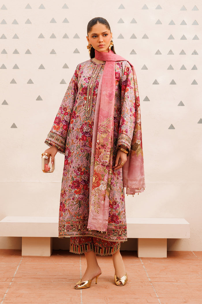 Baroque | Luxury Pret Summer | UF-4398 - by Libasekhas UK - Registered Vendor of : Baroque - 100% Original Designer Dress