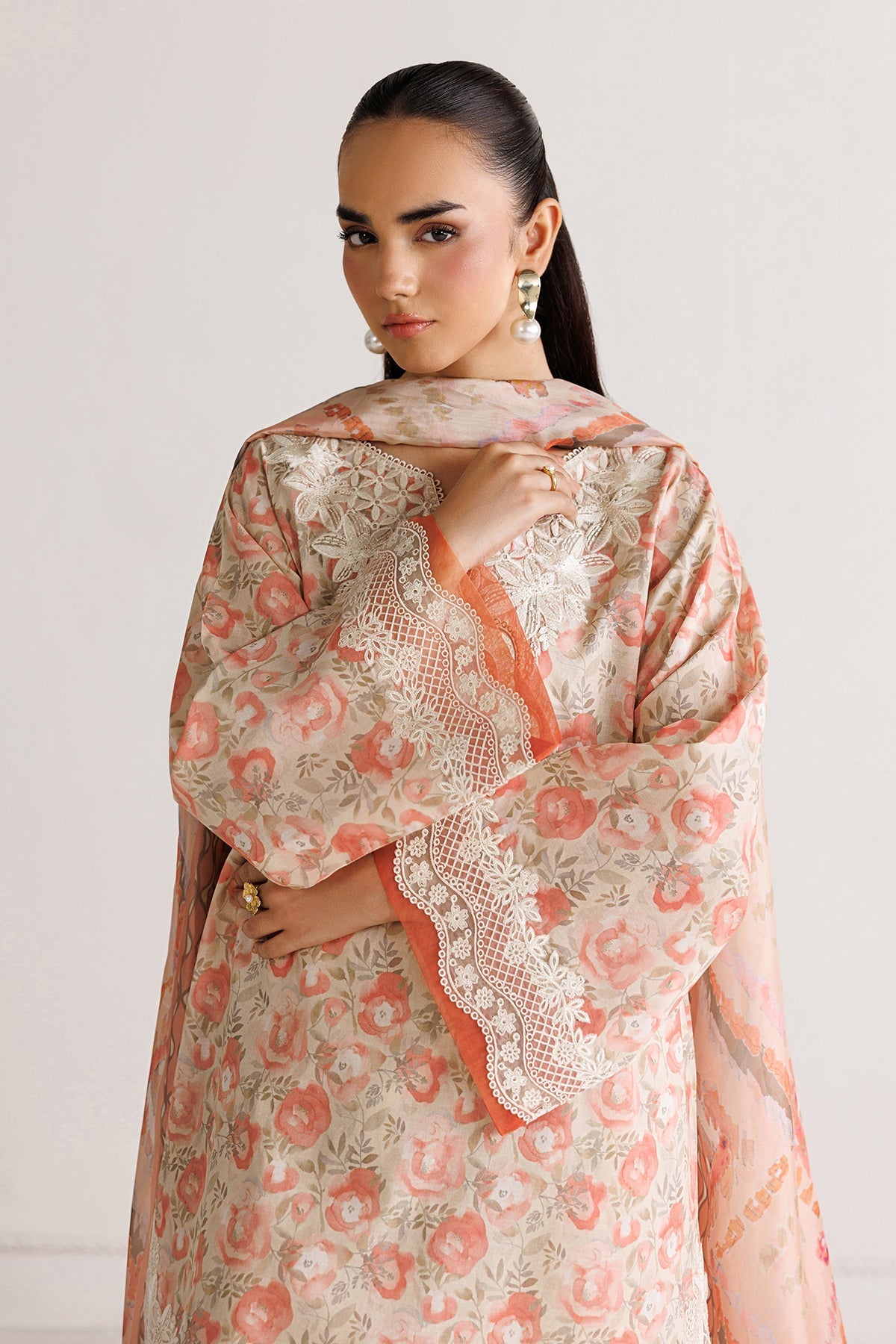 Baroque | Luxury Summer Pret | UF-4495 - by Libasekhas UK - Registered Vendor of : Baroque - 100% Original Designer Dress