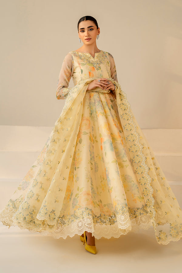 Baroque | Luxury Pret 25 | EMBROIDERED COTTON PATTI PR-1180 - by Libasekhas UK - Registered Vendor of : Baroque - 100% Original Designer Dress