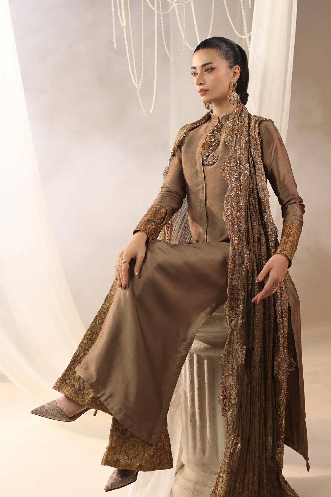 Musferah Saad | Into Twilight | Brûlee - by Libasekhas UK - Registered Vendor of : Musferah Saad - 100% Original Designer Dress