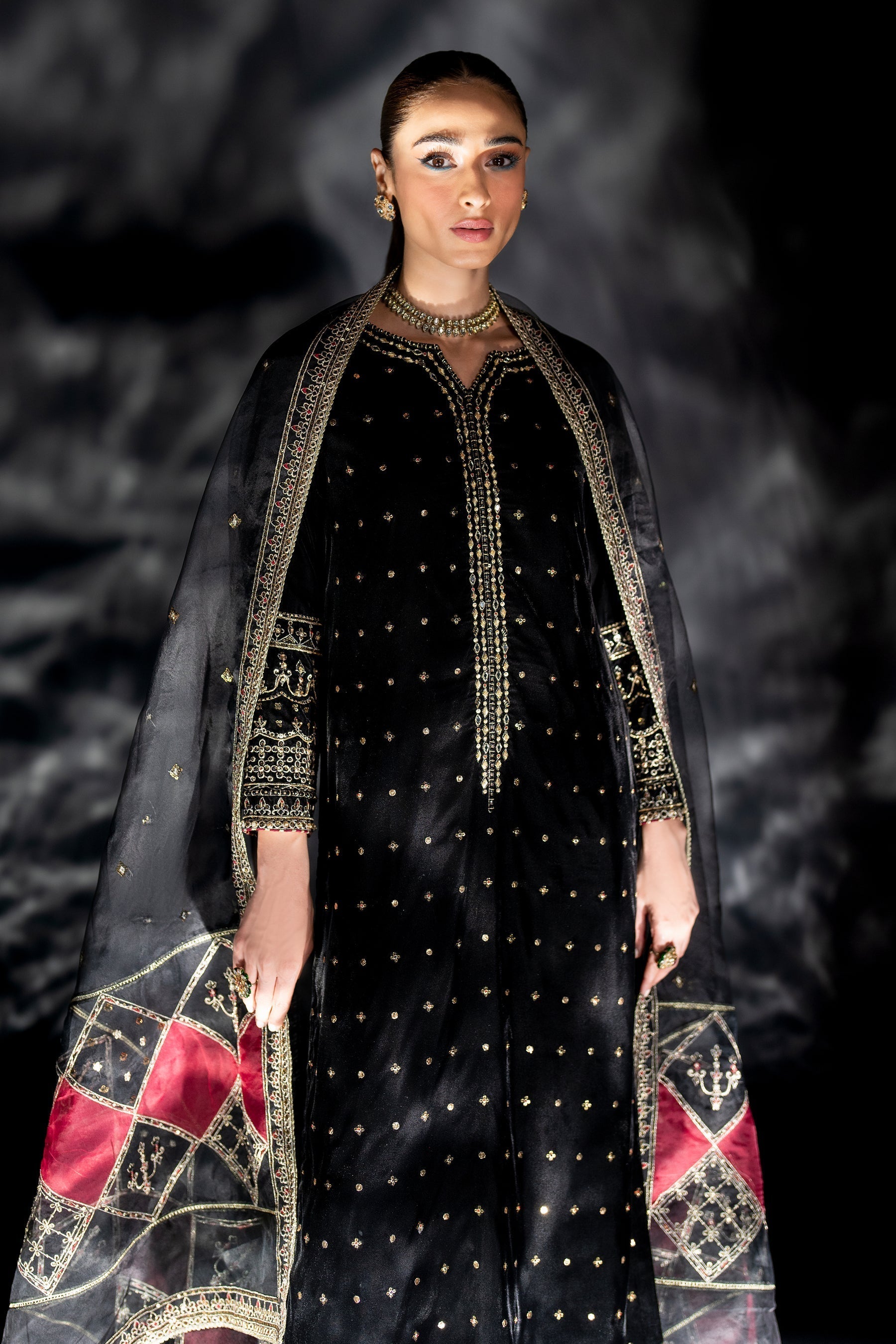Naqshi | Makhmal 24 | ZUNI - by - Libasekhas UK - Registered Vendor of : Naqshi - 100% Original Designer Dresss