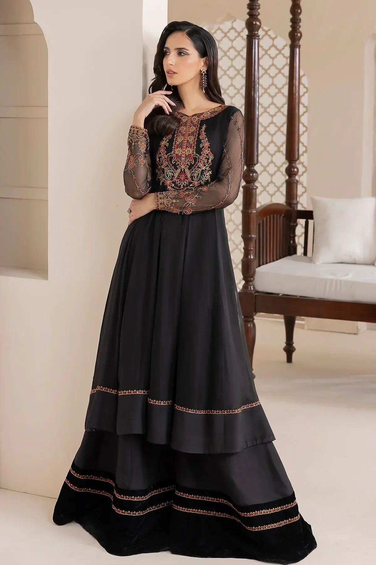 Baroque | Formals Collection | UF-417 - by - Libasekhas UK - Registered Vendor of : Baroque - 100% Original Designer Dresss
