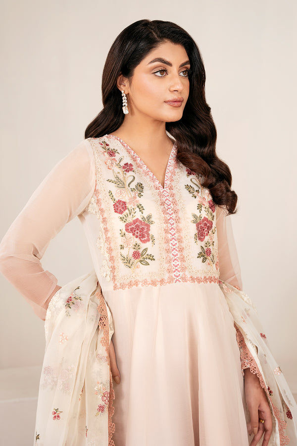 Baroque | Luxury Pret 25 | EMBROIDERED CHIFFON PR-1055 - by Libasekhas UK - Registered Vendor of : Baroque - 100% Original Designer Dress