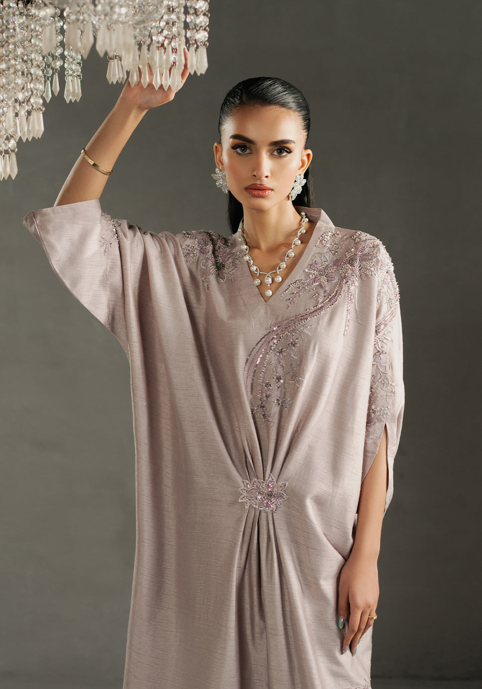 Zarqash | Silk Edit | ZQS 013 Lily - by - Libasekhas UK - Registered Vendor of : Zarqash - 100% Original Designer Dresss