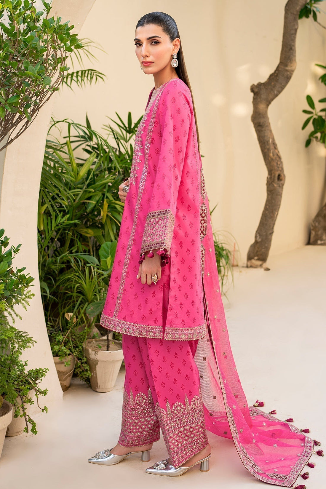 Jazmin | Irish Lawn SS 24 | D3 - by - Libasekhas UK - Registered Vendor of : Jazmin - 100% Original Designer Dresss