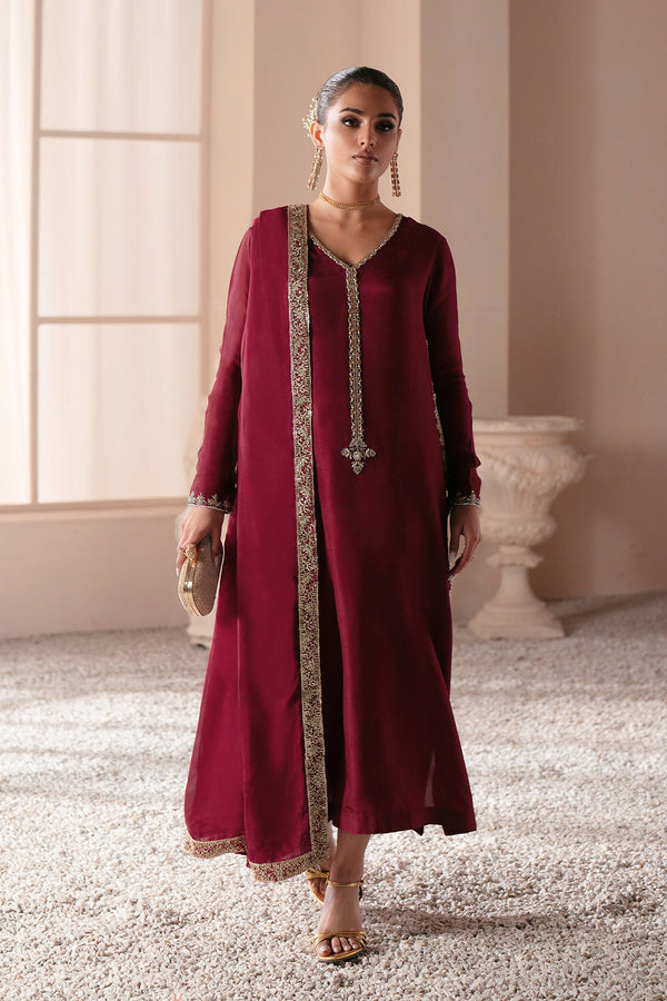Ajr Couture | Symphony Luxe Festive 25 | Rebel Rose - by - Libasekhas UK - Registered Vendor of : AJR Couture - 100% Original Designer Dresss