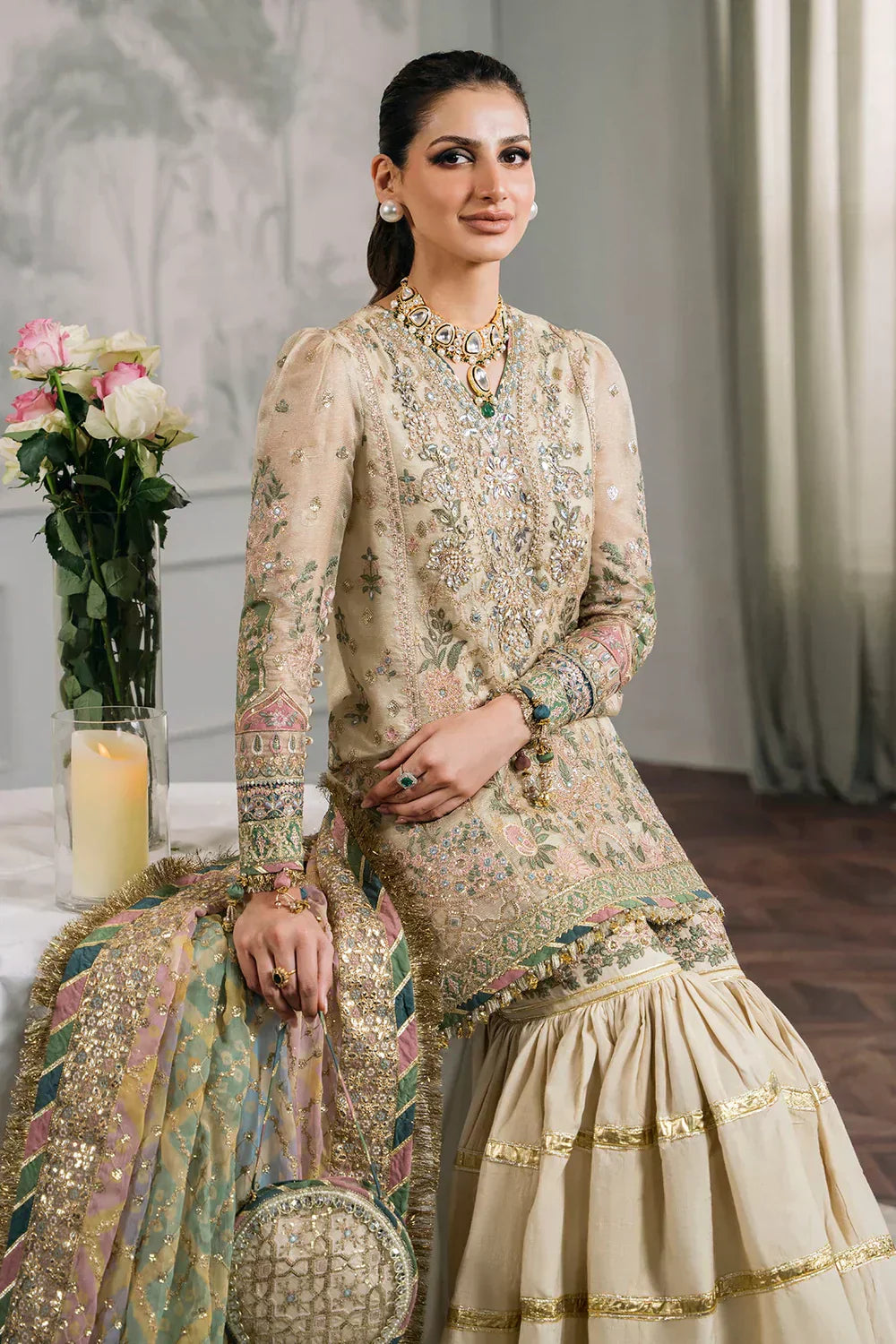 Baroque | Chantelle Embroidered Collection | CH12-04 - by - Libasekhas UK - Registered Vendor of : Baroque - 100% Original Designer Dresss