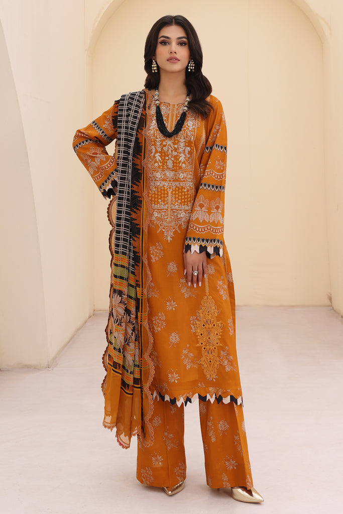 Charizma | Naranji Embroidered Lawn 24 | CN4-001 - Luxury -  Libasekhas