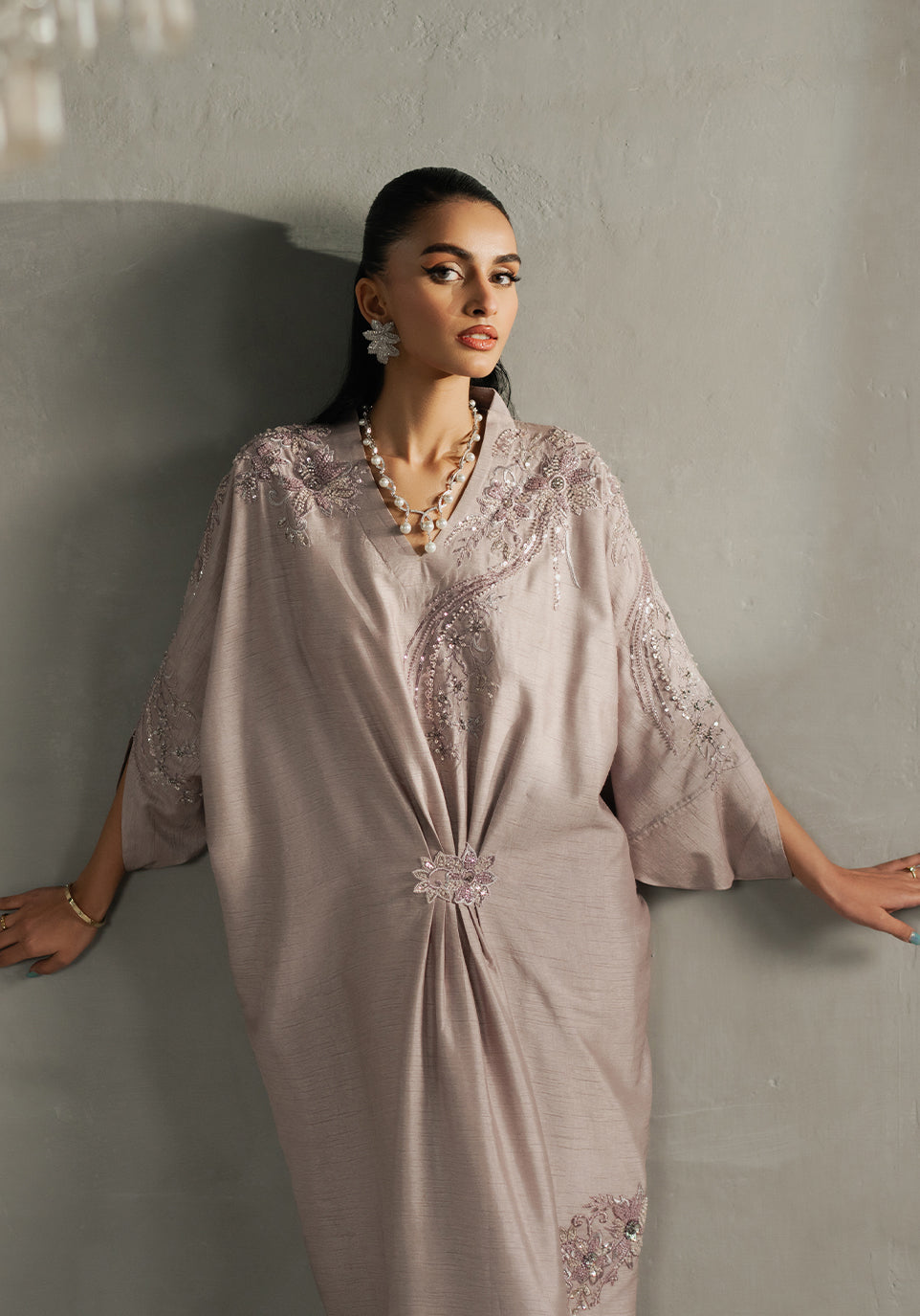 Zarqash | Silk Edit | ZQS 013 Lily - by - Libasekhas UK - Registered Vendor of : Zarqash - 100% Original Designer Dresss