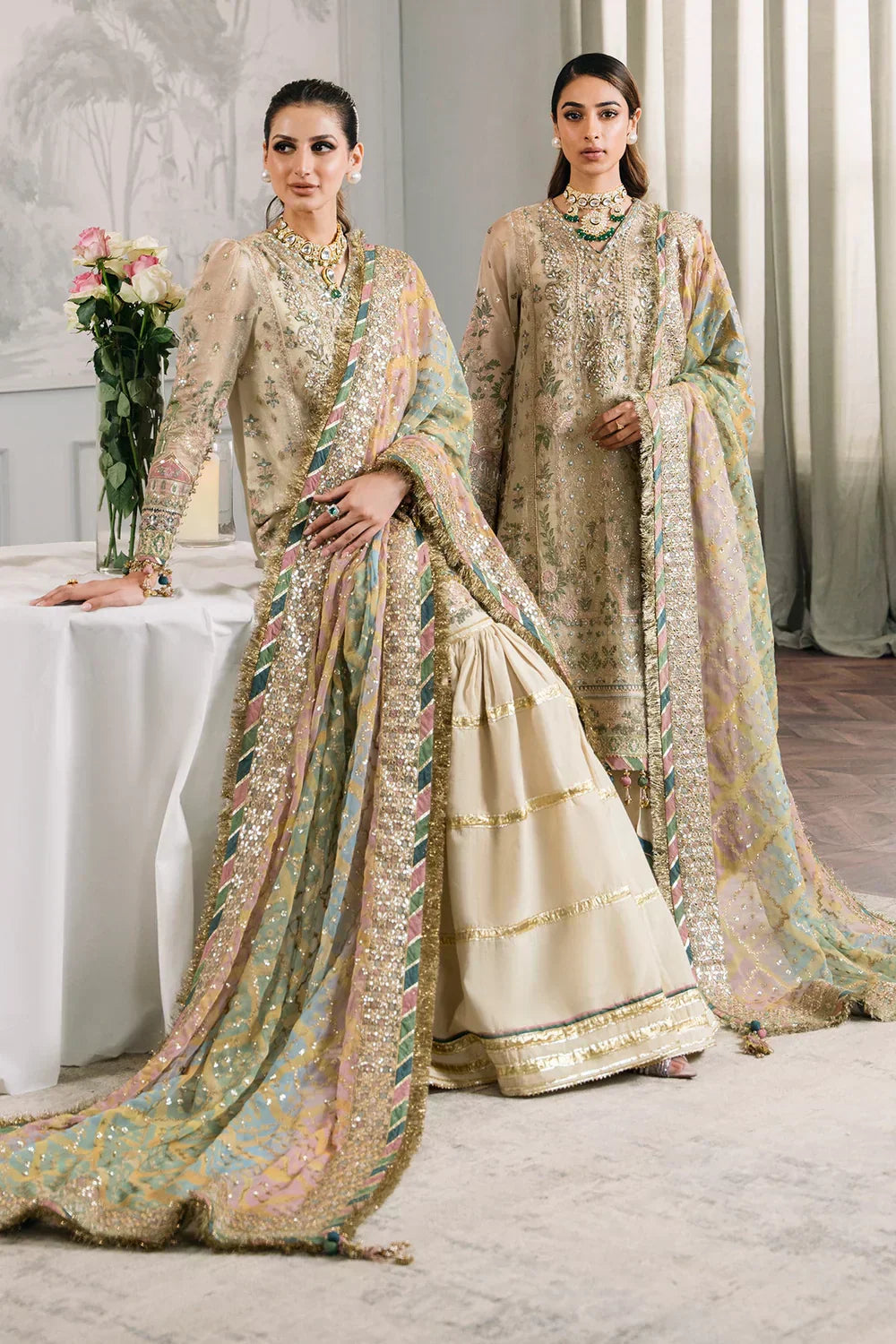 Baroque | Chantelle Embroidered Collection | CH12-04 - by - Libasekhas UK - Registered Vendor of : Baroque - 100% Original Designer Dresss