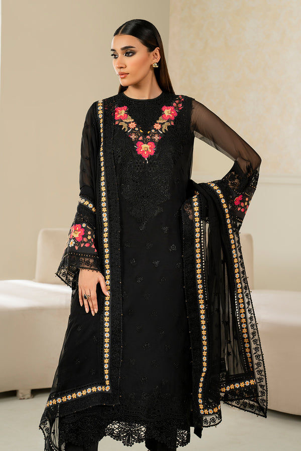 Baroque | Luxury Pret 25 | EMBROIDERED CHIFFON PR-1144 - by Libasekhas UK - Registered Vendor of : Baroque - 100% Original Designer Dress