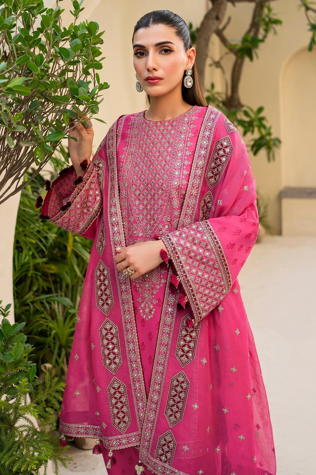 Jazmin | Irish Lawn SS 24 | D3 - by - Libasekhas UK - Registered Vendor of : Jazmin - 100% Original Designer Dresss