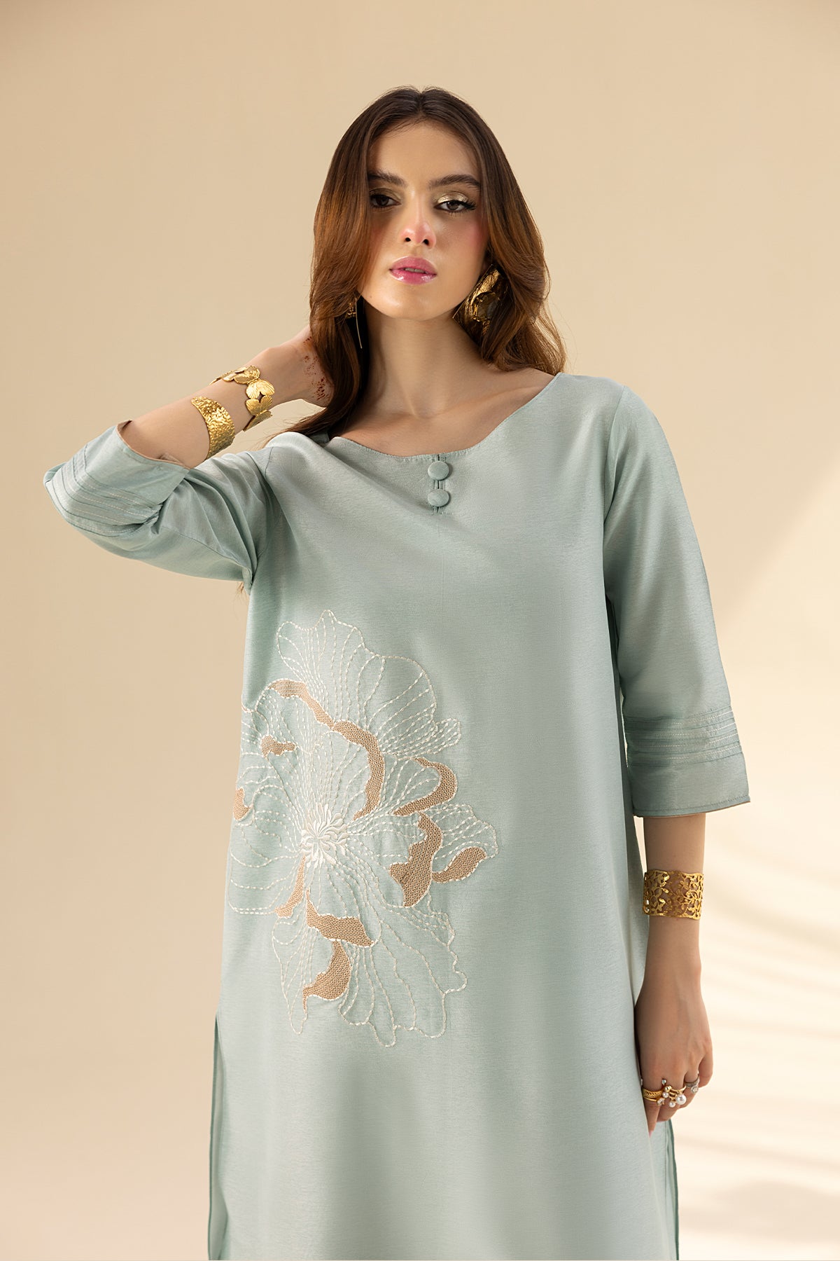 Erum Khan | Lillia Summer Edit | Aqua Breeze - by - Libasekhas UK - Registered Vendor of : Erum Khan - 100% Original Designer Dresss