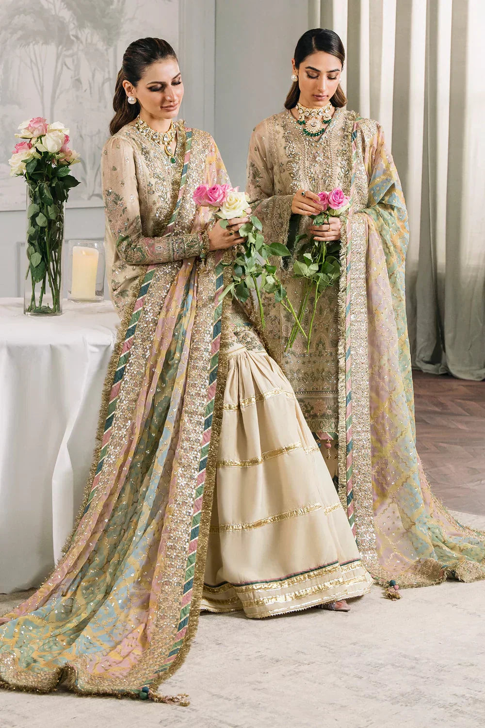 Baroque | Chantelle Embroidered Collection | CH12-04 - by - Libasekhas UK - Registered Vendor of : Baroque - 100% Original Designer Dresss