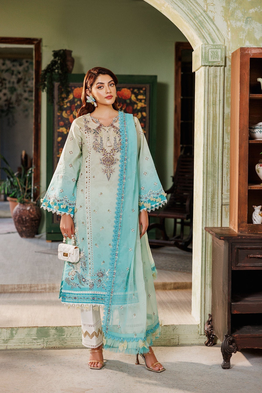 Alizeh | Maahi Vol 2 | AF-EPL-7016-ZARI - by - Libasekhas UK - Registered Vendor of : Alizeh - 100% Original Designer Dresss