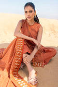 Cross Stitch | Eid Lawn 24 | RUSSET DUSK - by - Libasekhas UK - Registered Vendor of : Cross Stitch - 100% Original Designer Dresss