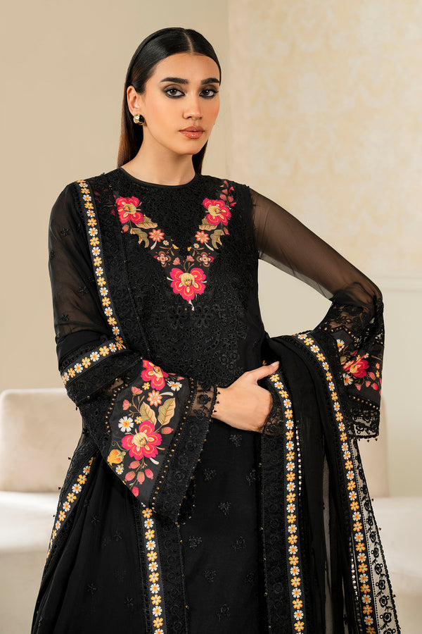 Baroque | Luxury Pret 25 | EMBROIDERED CHIFFON PR-1144 - by Libasekhas UK - Registered Vendor of : Baroque - 100% Original Designer Dress