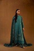 Sobia Nazir | Winter Shawl 25 | Design 5A - by Libasekhas UK - Registered Vendor of : Sobia Nazir - 100% Original Designer Dress