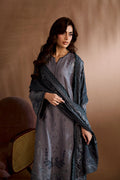 Sobia Nazir | Winter Shawl 25 | Design 5B - by Libasekhas UK - Registered Vendor of : Sobia Nazir - 100% Original Designer Dress