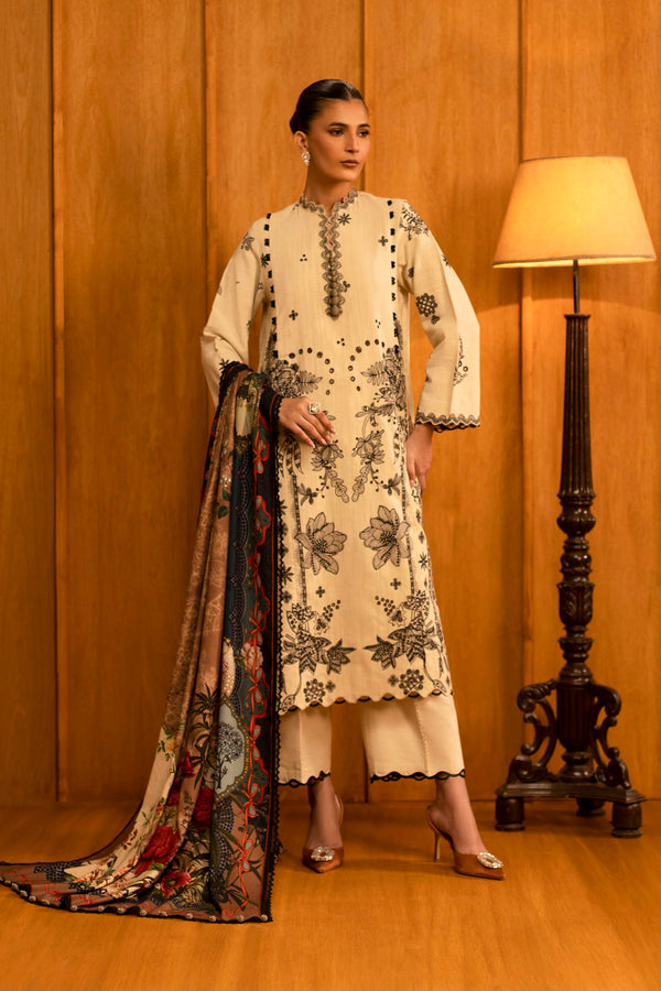 Sana Safinaz | Muzlin Winter 25 | M253-005B - by Libasekhas UK - Registered Vendor of : Sana Safinaz - 100% Original Designer Dress