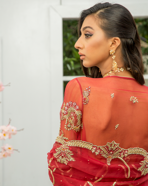 Nyra | Wedding Formals 24 | Scarlet - by - Libasekhas UK - Registered Vendor of : Nyra - 100% Original Designer Dresss